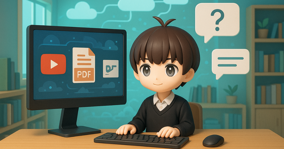 要約も質問もOK!Notebook LMの学習サポート力