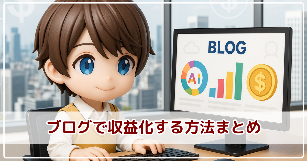 ブログで収益化する方法まとめ｜アドセンスやアフィリエイトでマネタイズ入門