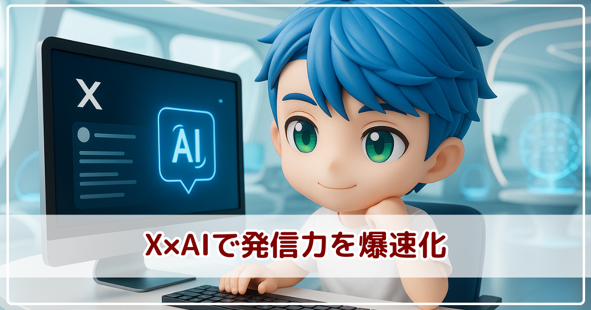 X×AIで発信力を爆速化！初心者にもやさしい最新ツール活用術まとめ