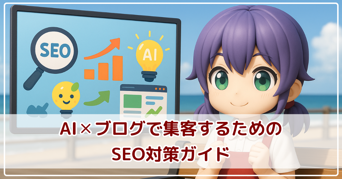 SEO初心者さんでも安心！AIを使ってブログで集客するためのSEO対策ガイド